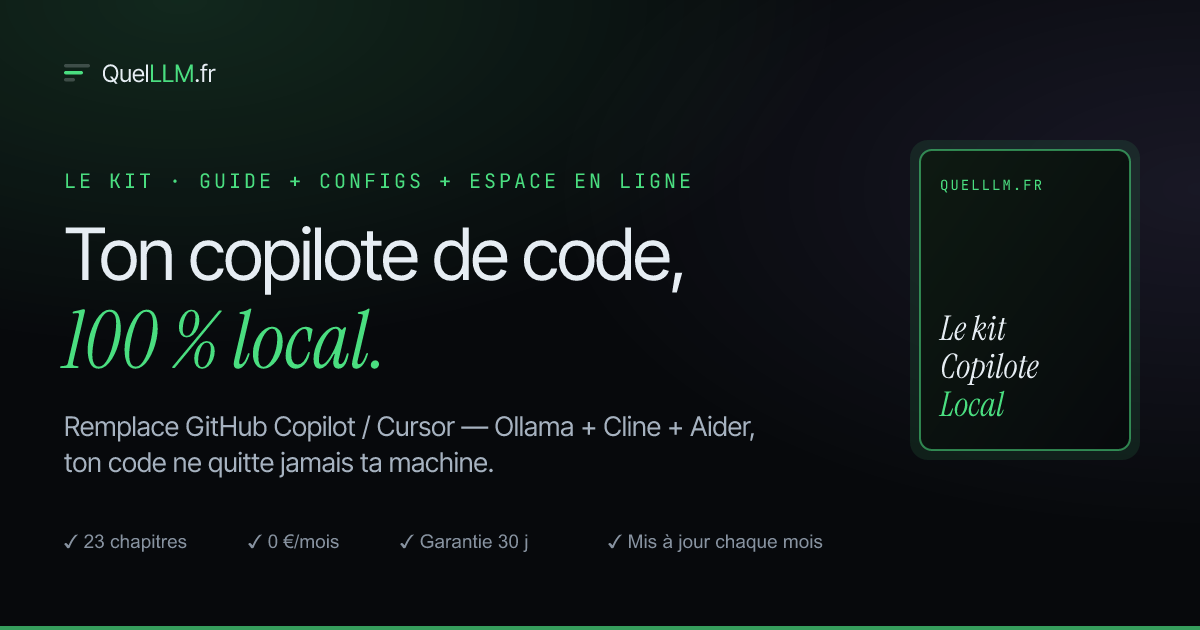 Couverture du Le kit Copilote Local — Copilote Local